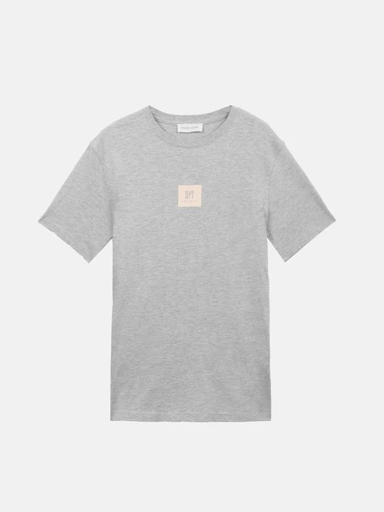 Zdjęcie produktu T-shirt z nadrukiem Pier One jasnoszary melanż