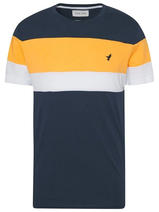 Zdjęcie produktu T-shirt z nadrukiem Pier One granatowy