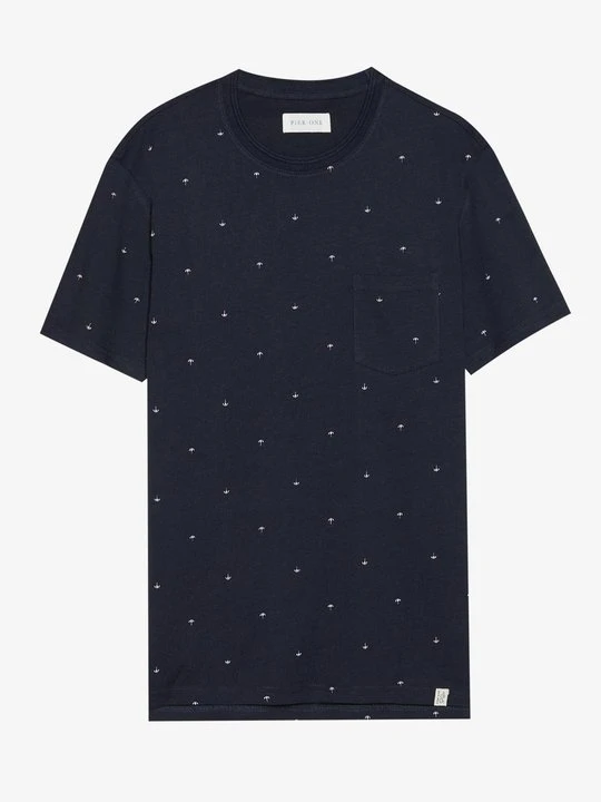 Zdjęcie produktu T-shirt z nadrukiem Pier One granatowy