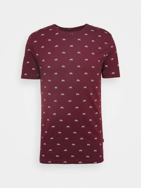 Zdjęcie produktu T-shirt z nadrukiem Pier One bordowy