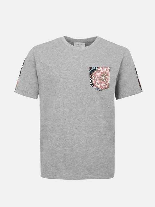Zdjęcie produktu T-shirt z nadrukiem Pier One By Zalando szary melanż
