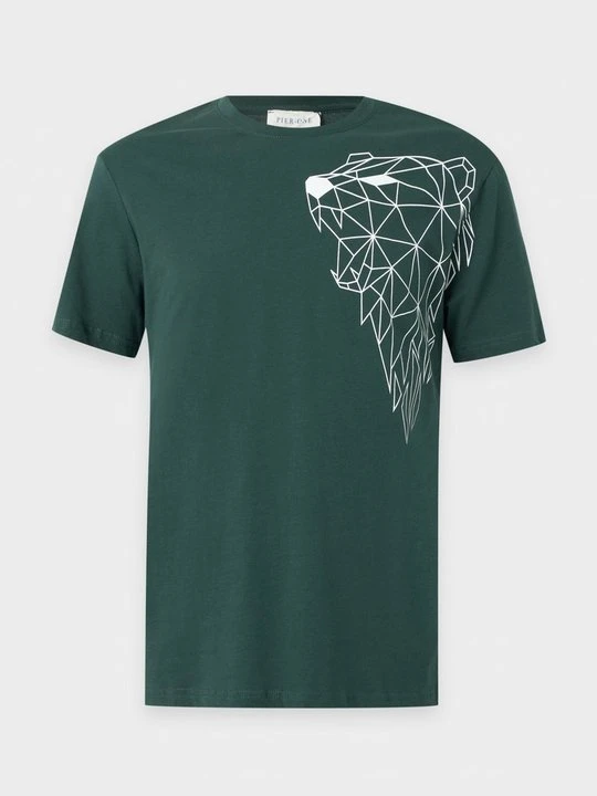 Zdjęcie produktu T-shirt z nadrukiem Pier One By Zalando zielony
