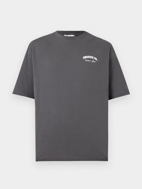 Zdjęcie produktu T-shirt z nadrukiem Pier One By Zalando ciemnoszary