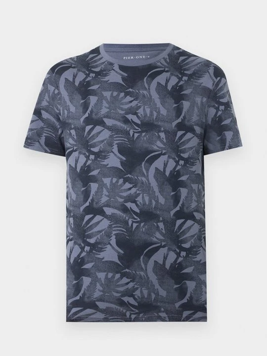 Zdjęcie produktu T-shirt z nadrukiem Pier One By Zalando granatowy