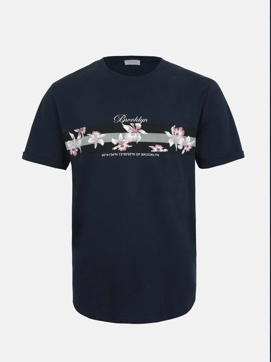Zdjęcie produktu T-shirt z nadrukiem Pier One By Zalando granatowy