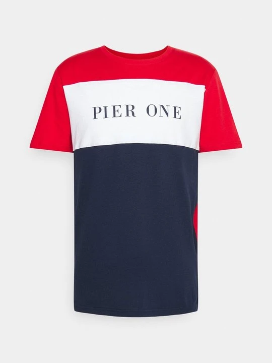 Zdjęcie produktu T-shirt z nadrukiem Pier One granatowy