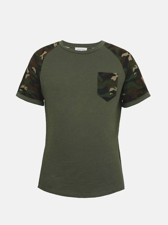Zdjęcie produktu T-shirt z nadrukiem Pier One By Zalando khaki