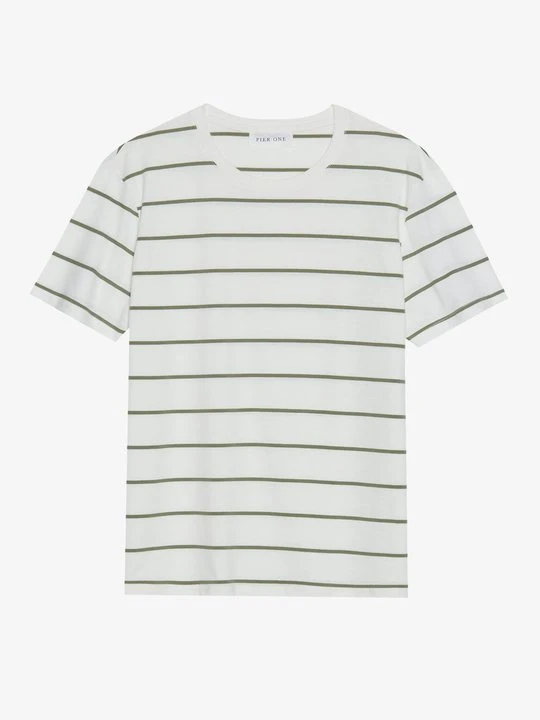 Zdjęcie produktu T-shirt z nadrukiem Pier One mleczny