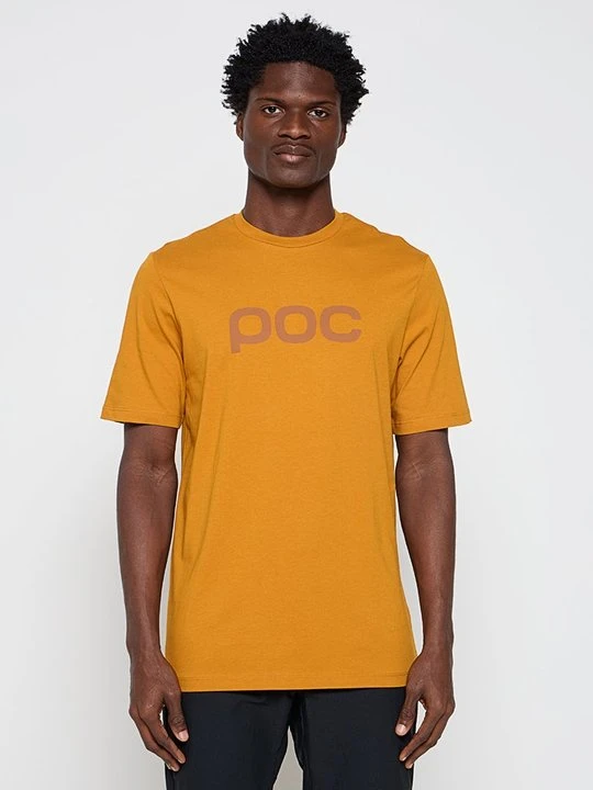 Zdjęcie produktu T-shirt z nadrukiem POC brązowy
