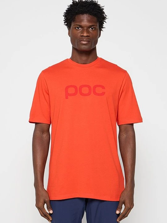 Zdjęcie produktu T-shirt z nadrukiem POC czerwony