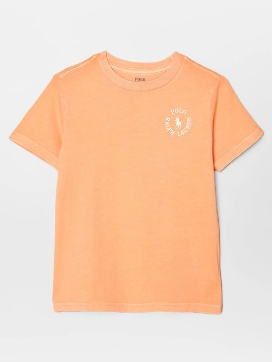 Zdjęcie produktu T-shirt z nadrukiem Polo Ralph Lauren pomarańczowy