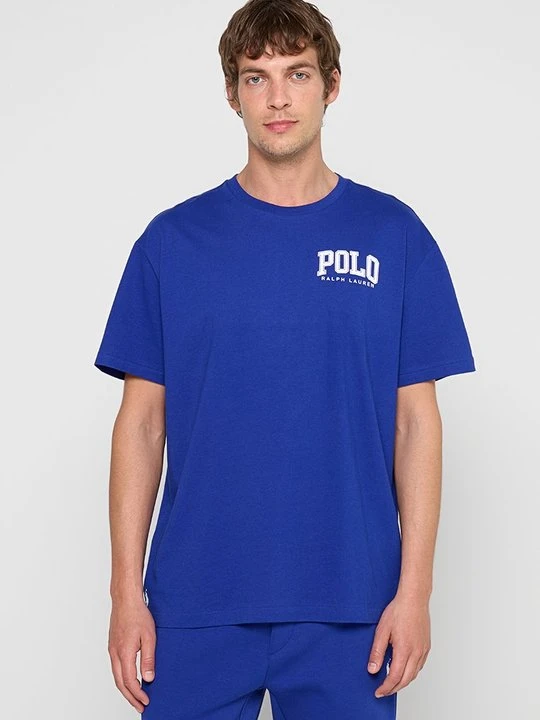 Zdjęcie produktu T-shirt z nadrukiem Polo Ralph Lauren szafirowy