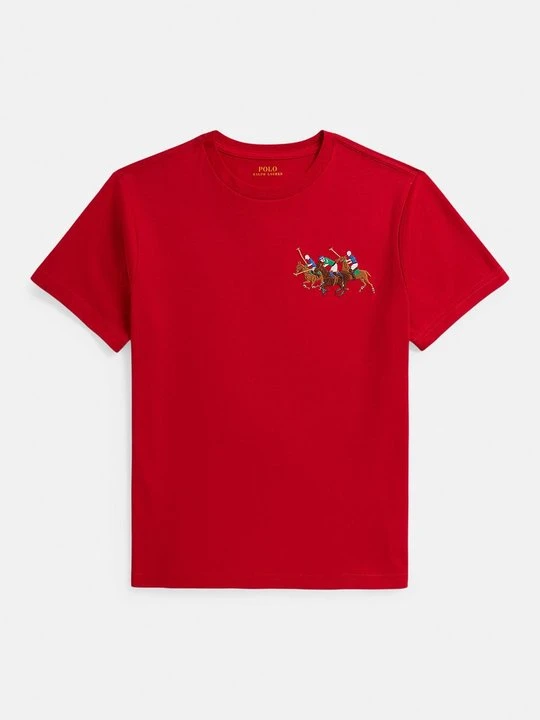 Zdjęcie produktu T-shirt z nadrukiem Polo Ralph Lauren czerwony