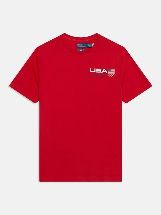 Zdjęcie produktu T-shirt z nadrukiem Polo Ralph Lauren czerwony