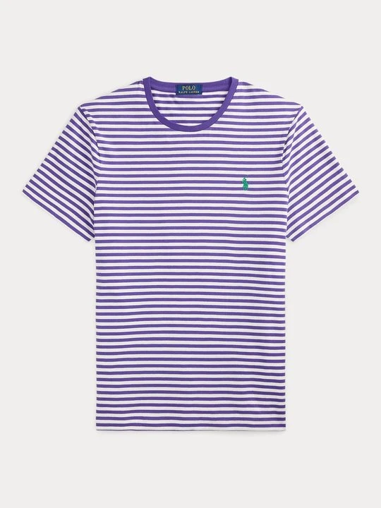 Zdjęcie produktu T-shirt z nadrukiem Polo Ralph Lauren fioletowy