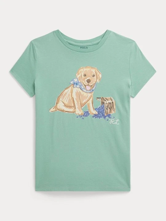 Zdjęcie produktu T-shirt z nadrukiem Polo Ralph Lauren jasnozielony