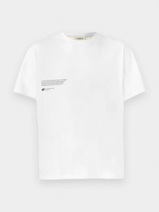 Zdjęcie produktu T-shirt z nadrukiem Pompeii biały