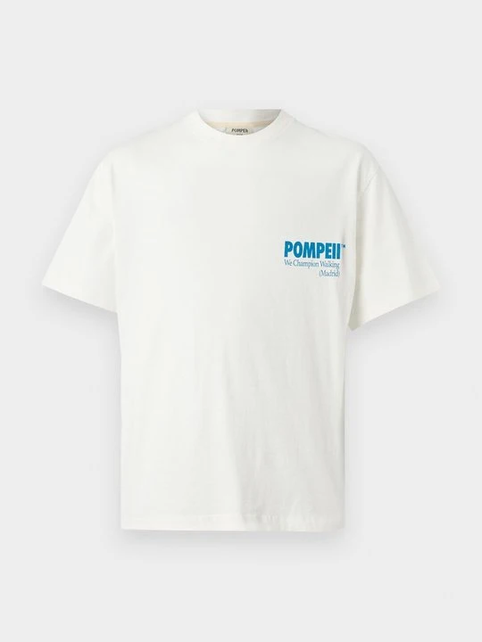 Zdjęcie produktu T-shirt z nadrukiem Pompeii mleczny