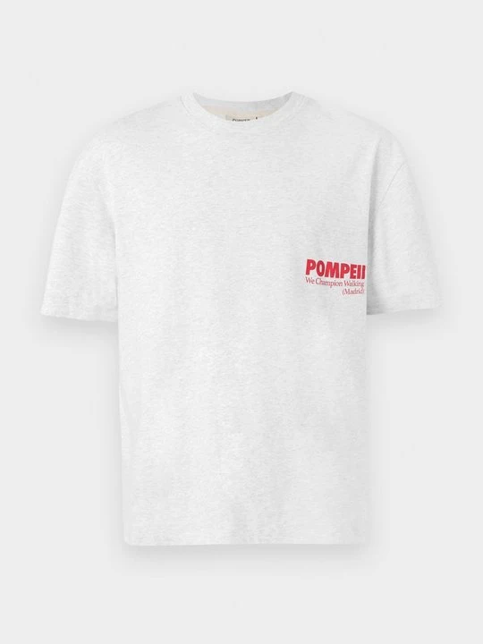 Zdjęcie produktu T-shirt z nadrukiem Pompeii szary