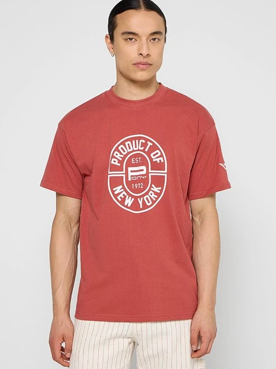 Zdjęcie produktu T-shirt z nadrukiem Pony brązowy