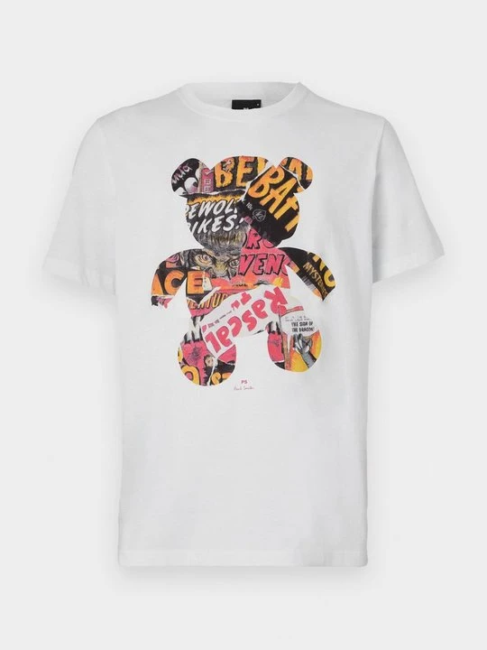 Zdjęcie produktu T-shirt z nadrukiem Paul Smith biały