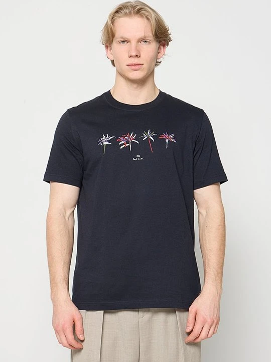 Zdjęcie produktu T-shirt z nadrukiem Paul Smith niebieski