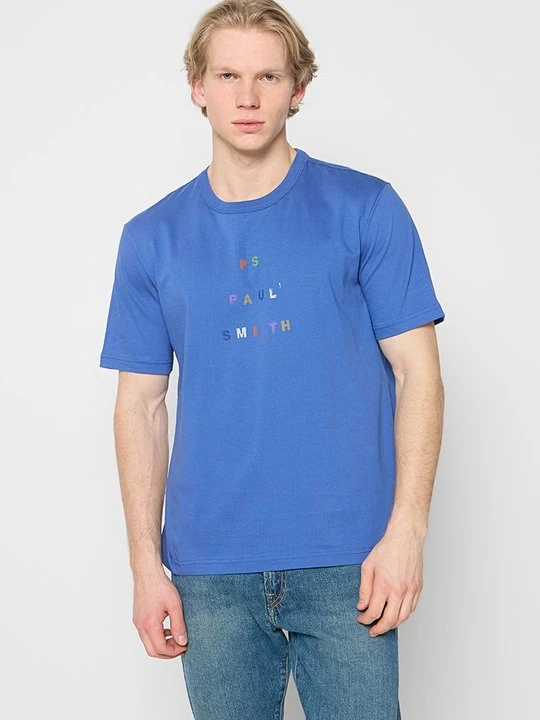 Zdjęcie produktu T-shirt z nadrukiem Paul Smith niebieski