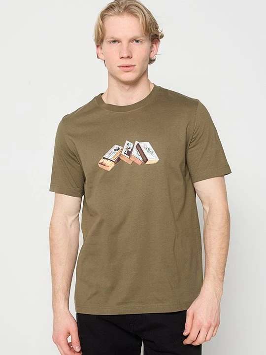 Zdjęcie produktu T-shirt z nadrukiem Paul Smith zielony