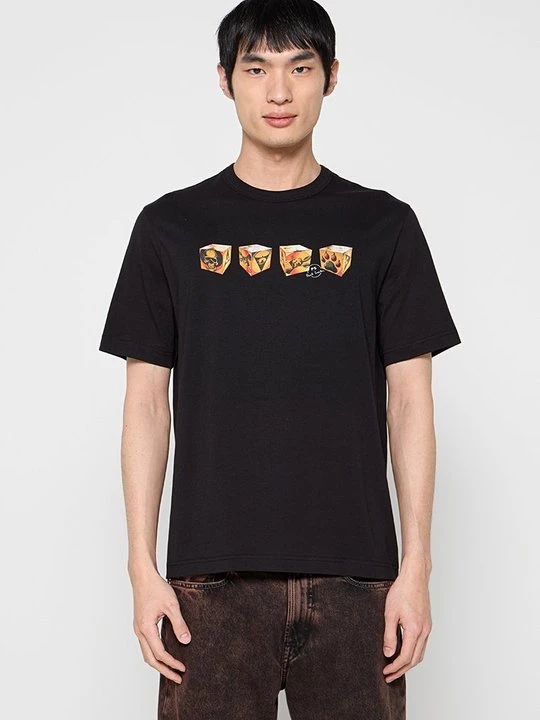 Zdjęcie produktu T-shirt z nadrukiem Paul Smith czarny