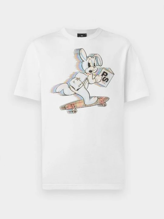 Zdjęcie produktu T-shirt z nadrukiem Paul Smith biały