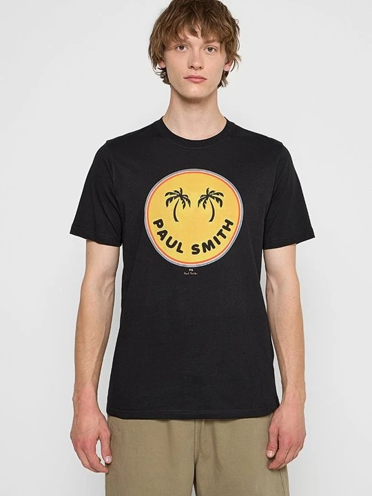 Zdjęcie produktu T-shirt z nadrukiem Paul Smith czarny