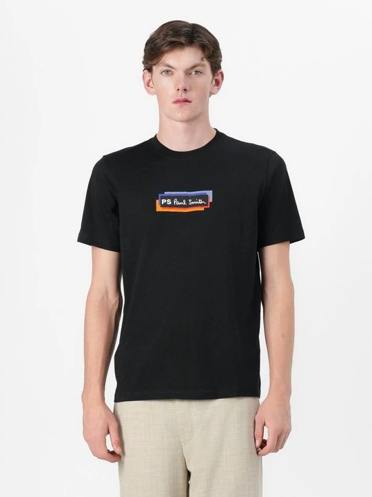 Zdjęcie produktu T-shirt z nadrukiem Paul Smith czarny