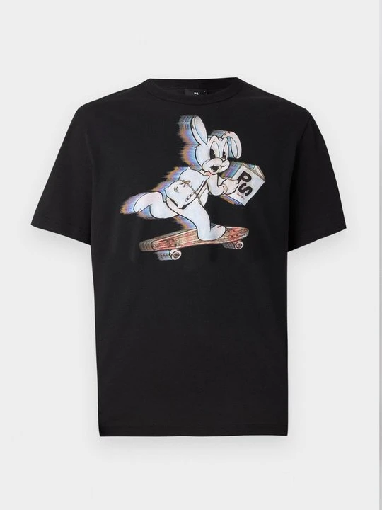 Zdjęcie produktu T-shirt z nadrukiem Paul Smith czarny