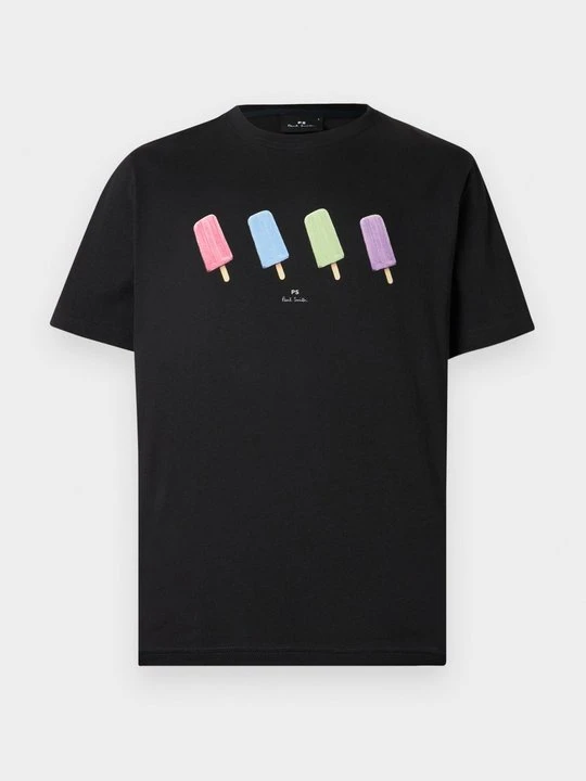 Zdjęcie produktu T-shirt z nadrukiem Paul Smith czarny