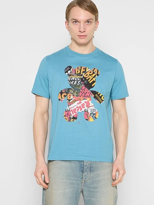 Zdjęcie produktu T-shirt z nadrukiem Paul Smith zielony