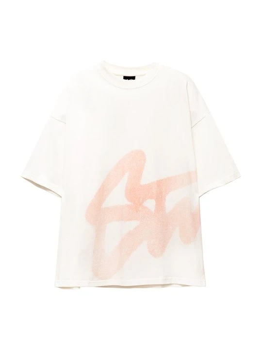 Zdjęcie produktu T-shirt z nadrukiem PULL&BEAR biały