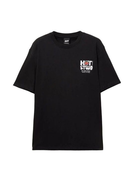 Zdjęcie produktu T-shirt z nadrukiem PULL&BEAR czarny