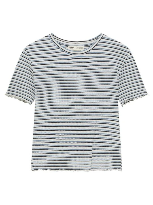 Zdjęcie produktu T-shirt z nadrukiem PULL&BEAR jasnoniebieski
