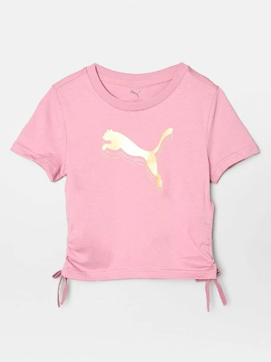 Zdjęcie produktu T-shirt z nadrukiem Puma różowy