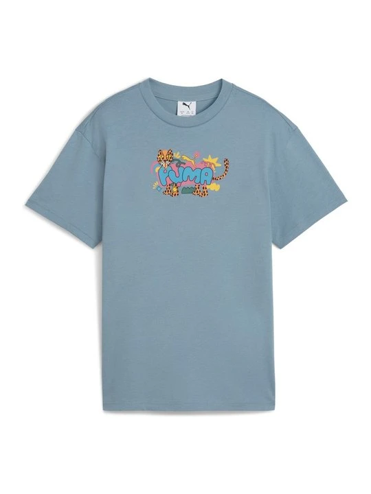 Zdjęcie produktu T-shirt z nadrukiem Puma niebieski