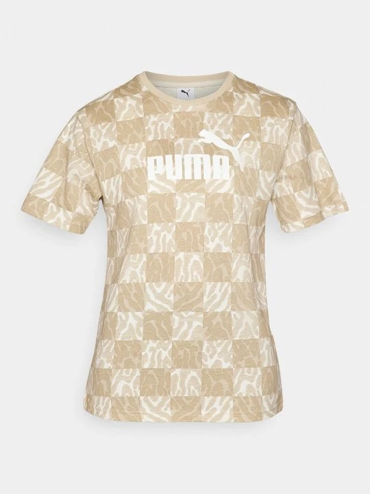 Zdjęcie produktu T-shirt z nadrukiem Puma beżowy