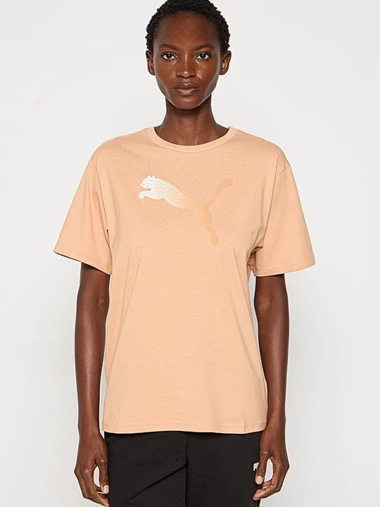 Zdjęcie produktu T-shirt z nadrukiem Puma beżowy