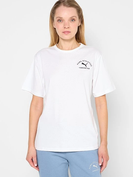 Zdjęcie produktu T-shirt z nadrukiem Puma biały