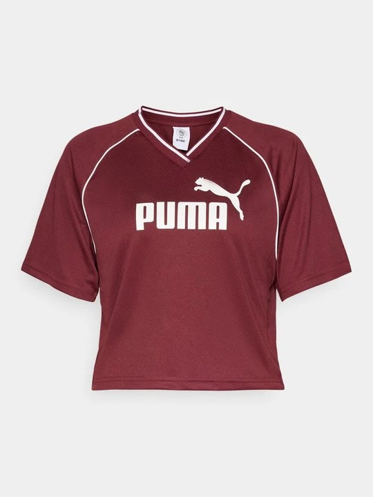 Zdjęcie produktu T-shirt z nadrukiem Puma bordowy