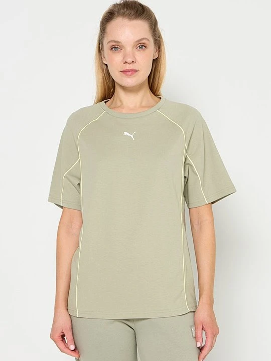 Zdjęcie produktu T-shirt z nadrukiem Puma jasnozielony