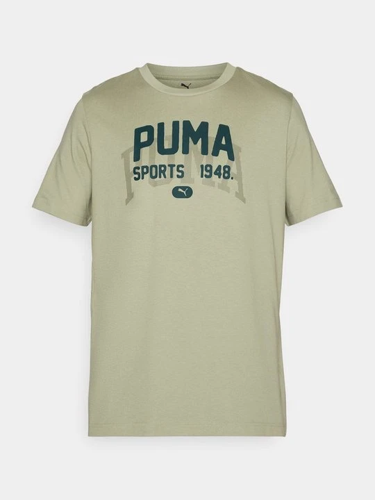 Zdjęcie produktu T-shirt z nadrukiem Puma oliwkowy