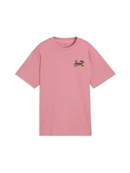 Zdjęcie produktu T-shirt z nadrukiem Puma różowy