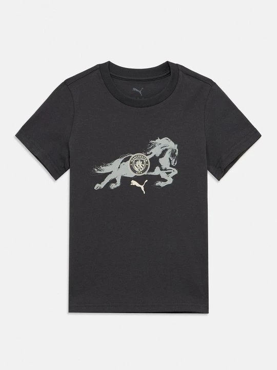 Zdjęcie produktu T-shirt z nadrukiem Puma ciemnoszary
