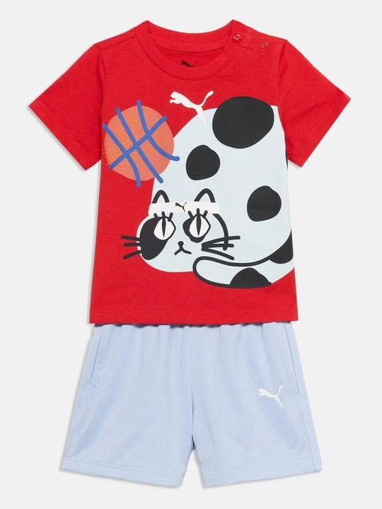 Zdjęcie produktu T-shirt z nadrukiem Puma czerwony