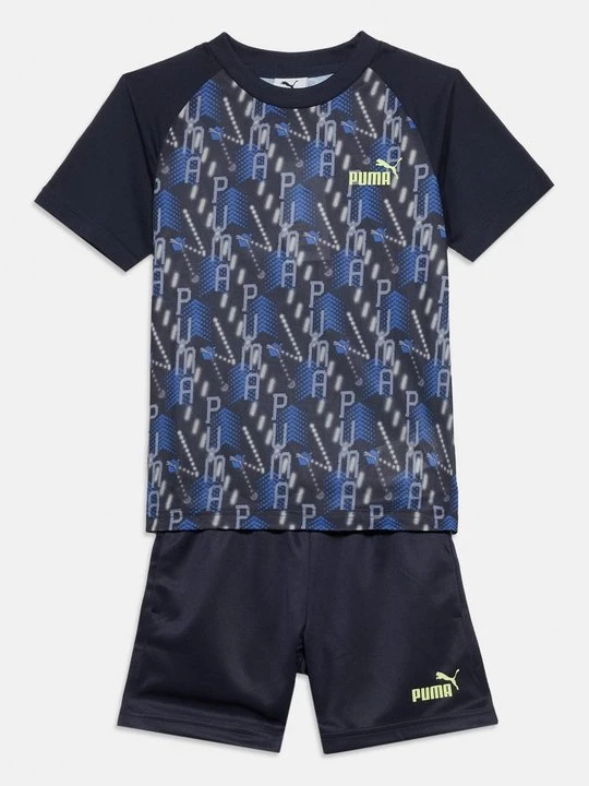 Zdjęcie produktu T-shirt z nadrukiem Puma granatowy